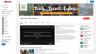 International TEFL Academy - YouTube