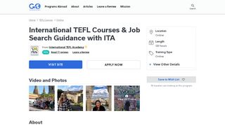 International TEFL Courses & Job Search Guidance with ITA | Go ...