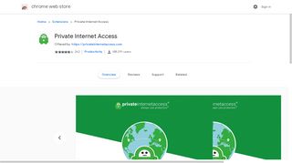 Private Internet Access - Google Chrome