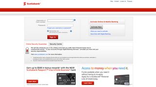 Sign in to Scotiabank Digital Banking Services