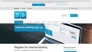 Register for internet banking | Yorkshire Bank