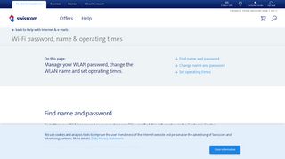 How to change your Wi-Fi password & name - Help | Swisscom