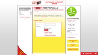 Cheap & Free international calls, register for free and save on ... - Nonoh