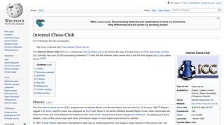 Internet Chess Club - Wikipedia
