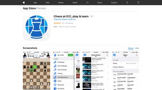 Chess at ICC, play & learn on the App Store - iTunes - Apple