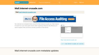Mail.internet-crusade.com - Easycounter