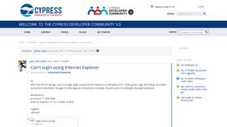 Can't login using Internet Explorer | Cypress Developer Community