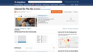 Internet On The Go Reviews - 20 Reviews of Internet-go.com | Sitejabber