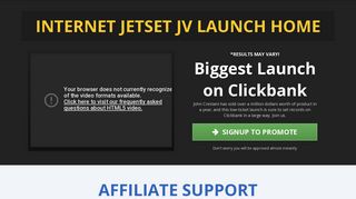Internet Jetset JV Page - IMJetset.com