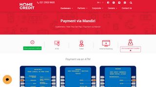 Payment via Mandiri Bank | Home Credit