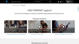 AT&T PREPAID (GoPhone), Payment (Refill) & Account Support