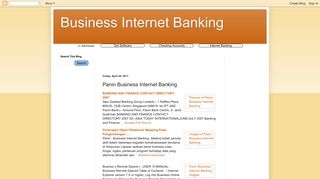 Panin Business Internet Banking