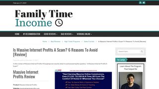 Is Massive Internet Profits A Scam? 6 Reasons To Avoid [Review ...