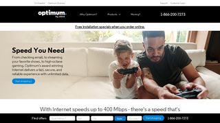High Speed Internet Service Provider Near You | Optimum Internet