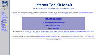 Internet ToolKit - Homepage