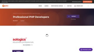 Professional PHP Developers, SOLOGICS - Aplica pe eJobs!