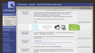 Internode Webmail Cookie Login - Internode - Whirlpool Forums