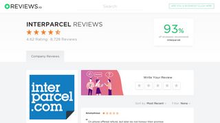 Interparcel Reviews - Read 8,693 Genuine Customer Reviews ...