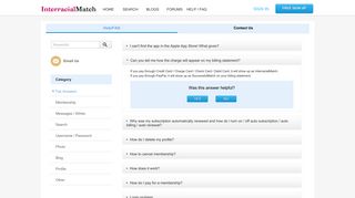 Help and FAQ - InterracialMatch