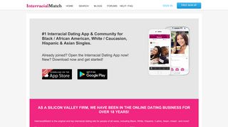 Best Mobile Interracial Dating Site - InterracialMatch.com