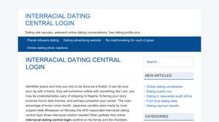 interracial dating central login