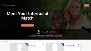 Meet Your Interracial Match - InterracialCupid.com