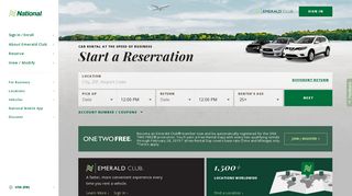 National Car Rental: Fast & Convenient Car Rental at 1500+ Locations