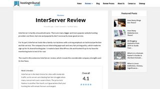 Expert and User InterServer Reviews, 2019, Based on Real-time Stats
