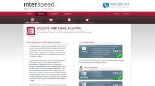 Interspeed Domains & Hosting - NetValue