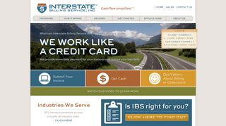 Interstate Billing Service: Welcome! Learn More About Us
