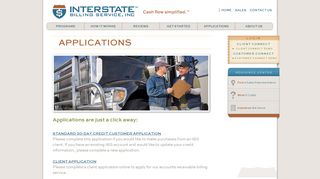 Online Applications and Forms | Interstate Billing Service