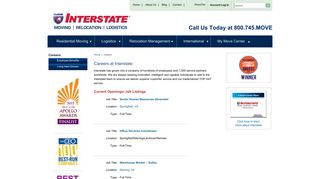 Careers at Interstate - Interstate Moving | Relocation | Logistics