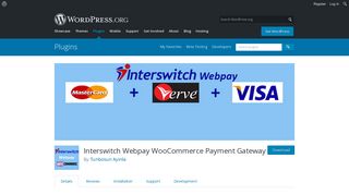 Interswitch Webpay WooCommerce Payment Gateway | WordPress.org