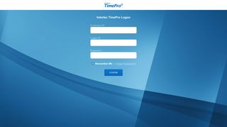 Intertec TimePro- Logon