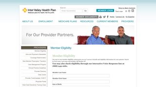 Medicare Eligibility - Member Eligibility | Inter Valley Health Plan