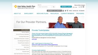 Provider Tools and Updates | Inter Valley Health Plan