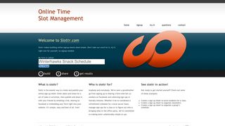 Slottr.com: Time Slot Management Made Easy