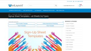 Signup Sheet Templates - 40 Sheets | 15 Types (Word & Excel)