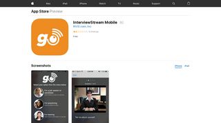 InterviewStream Mobile on the App Store - iTunes - Apple