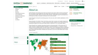 About us - Intesa Sanpaolo Bank