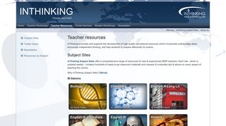 Teacher Resources - InThinking