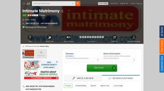 Intimate Matrimony, Aluva - Matrimonial Bureaus in Ernakulam ...