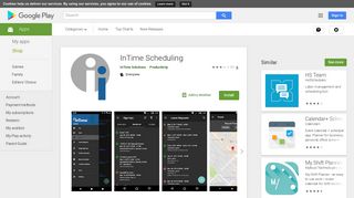 InTime Scheduling - Apps on Google Play