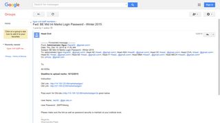 Fwd: BE Mid Int Marks Login Password - Winter 2015 - Google Groups