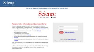 AAAS | Login - Science