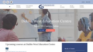 - Dublin West Education Centre Course booking system
