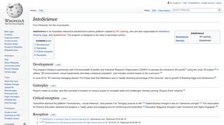 IntoScience - Wikipedia