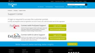 ProQuest - Support Center