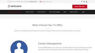 Services - InTouch CRM