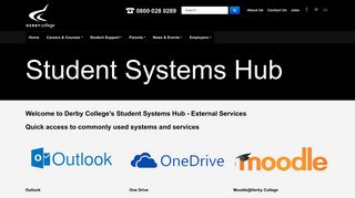 Derby College - Student Systems Hub